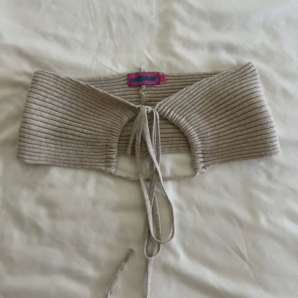 Edikted Kyra Knitted Adjustable Top
